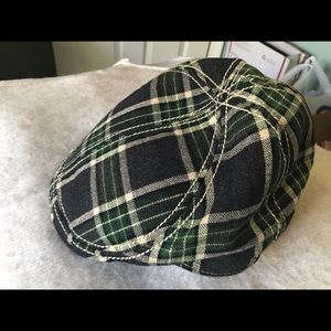 Keyone Plaid Newsboy Hat